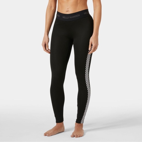 Helly Hansen Pants - Helly Hansen LIFA® Base Layer Pants Black White Striped M perfect condition